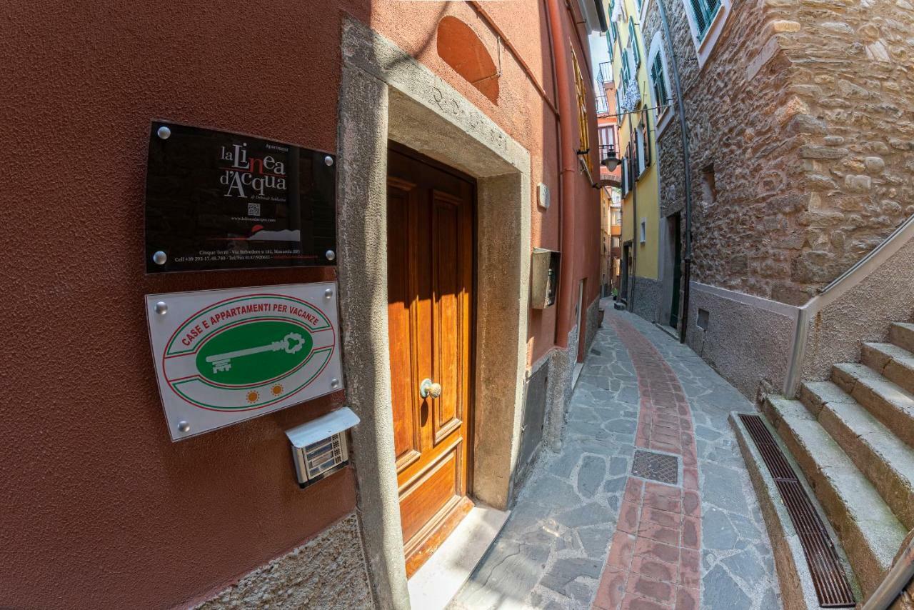 La Linea D'Acqua Apartment Manarola Bagian luar foto